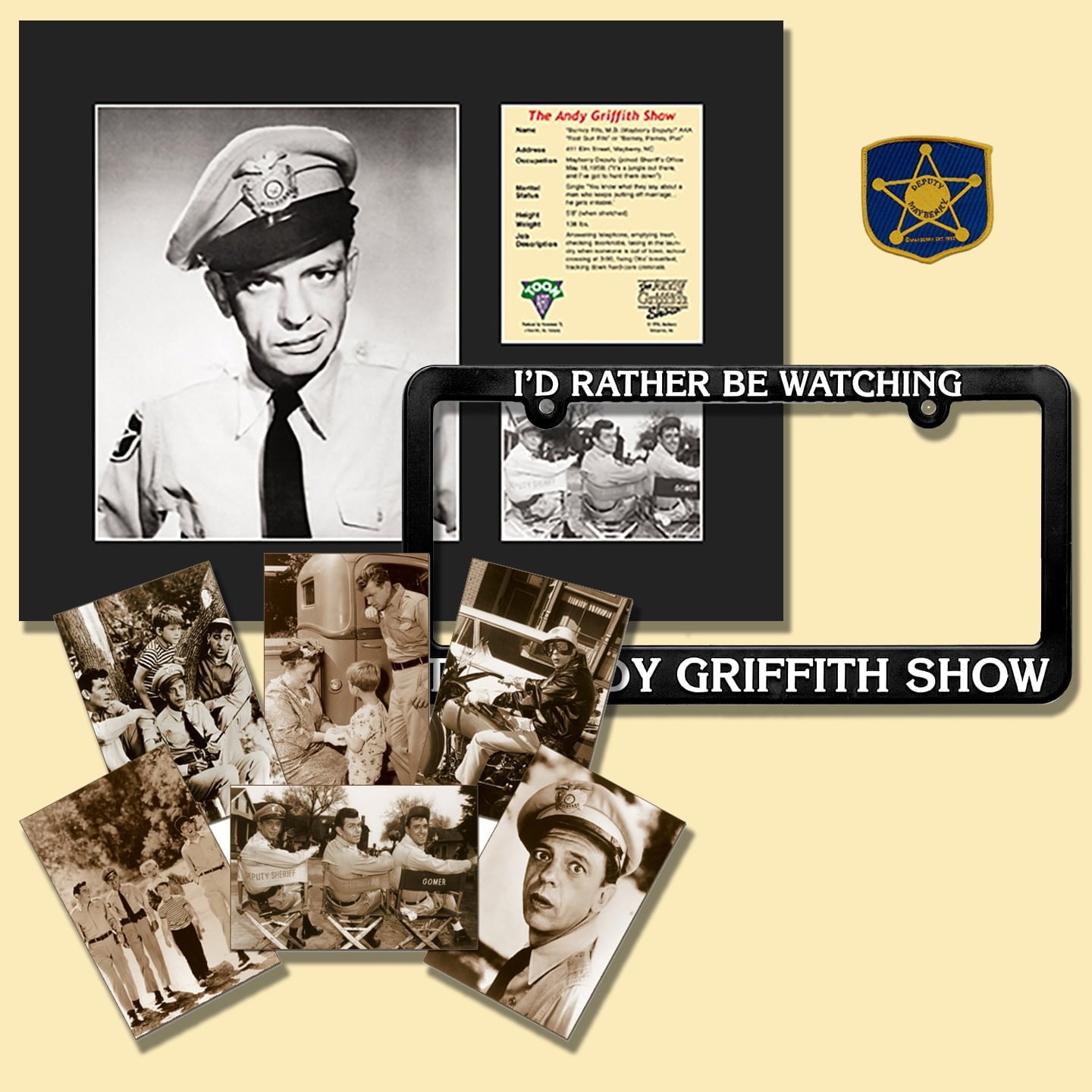 Barney Fife Deputy Mayberry Gift Set original product detail