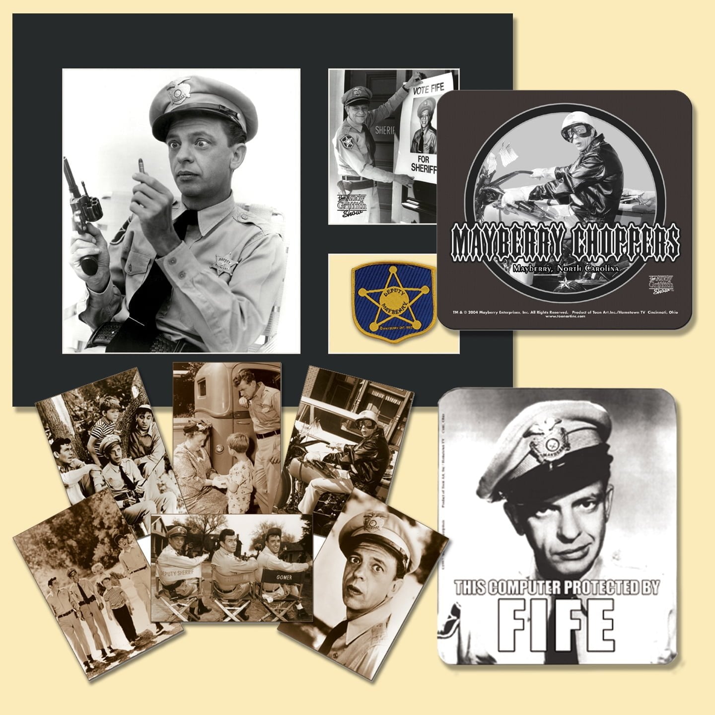 Barney Fife Choppers Mayberry Gift Set original product detail
