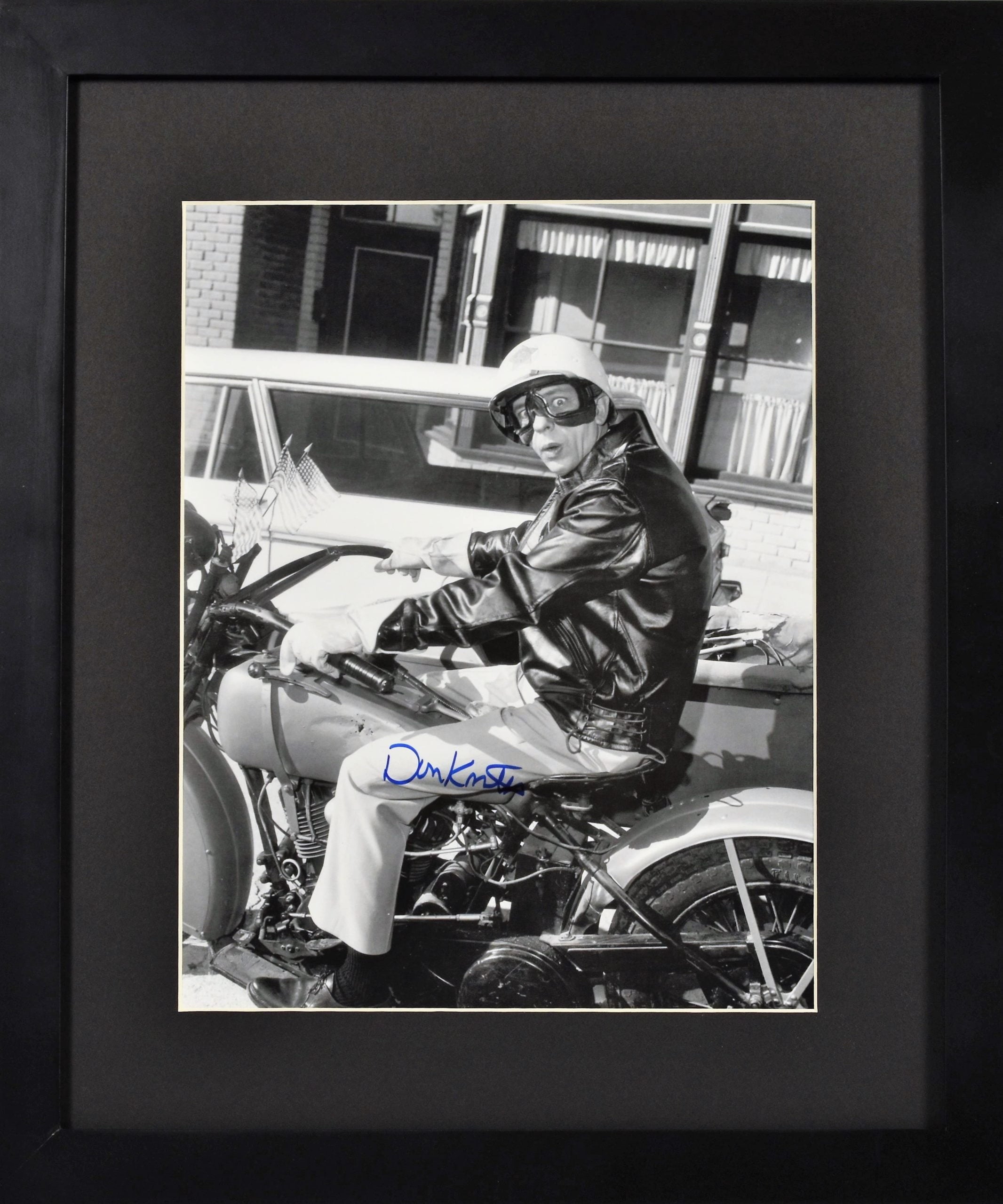 Barney Fife Motorcycle Photo — Signed Collectible original product detail