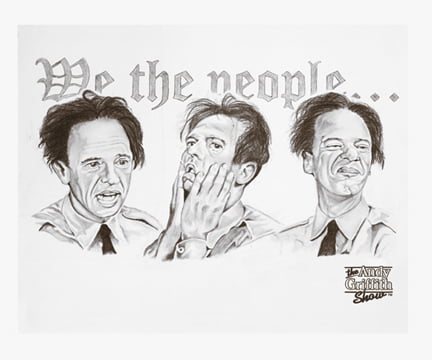 Barney Fife Preamble Lithograph original product detail