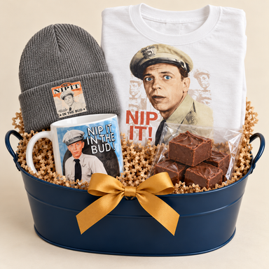 Barney's Sweet Patrol with the listed Mayberry T-shirt and matching gift items