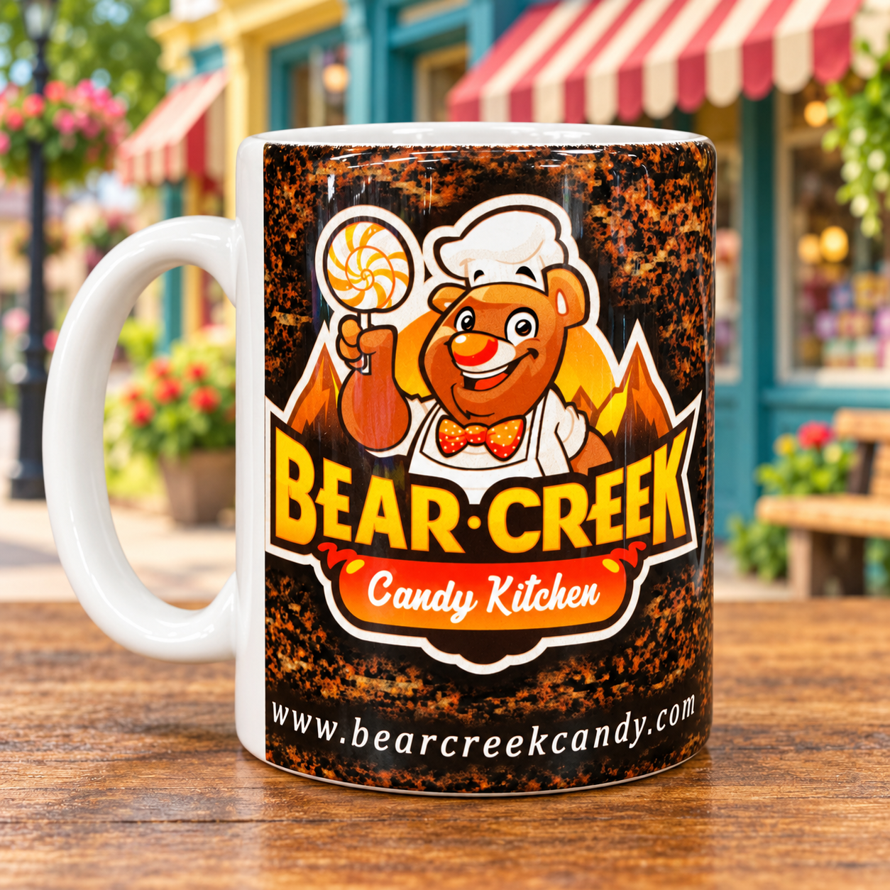 Bear Creek Candy Kitchen Logo Mug - included retail item