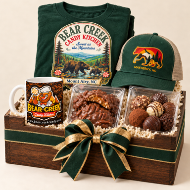 Bear Creek Mountain Christmas with the listed Mayberry T-shirt and matching gift items