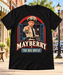 Mayberry The Big House T-Shirt – Black with Mayberry Main Street background