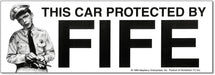 This Car Protected by Fife Bumper Sticker original product detail