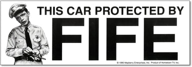 This Car Protected by Fife Bumper Sticker original product detail