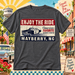 Charcoal Enjoy the Ride Mayberry NC squad car T-shirt