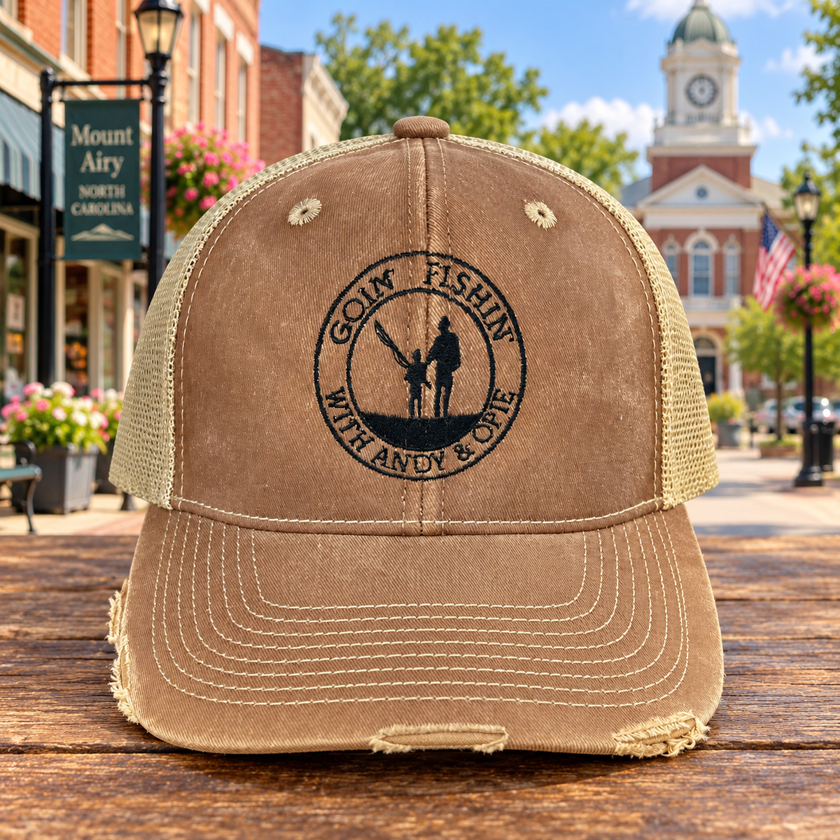 Brown Goin’ Fishin’ Mayberry hat