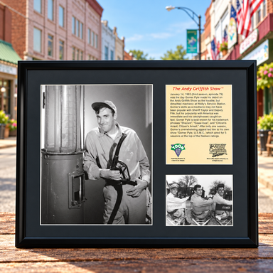 Gomer Pyle Framed Portrait Collectible on Main Street in Mount Airy