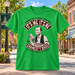 Ernest T. Bass It’s Me T-Shirt in Bright Green against a bright Mayberry Main Street background