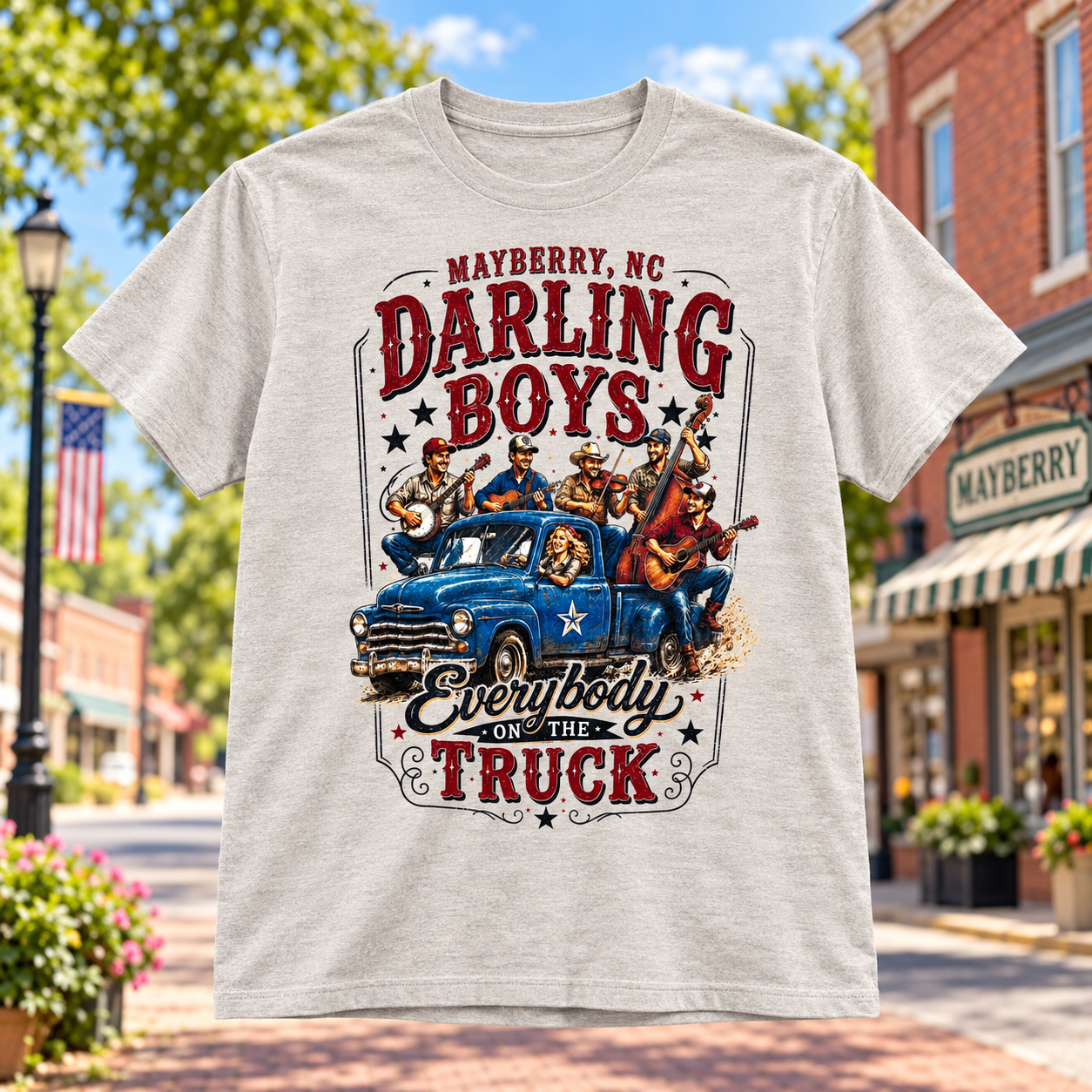 Mayberry Darling Boys Everybody on the Truck T-Shirt - included retail item