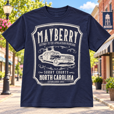 Mayberry Gateway to the Appalachian Mountains T-Shirt — actual product included in this basket