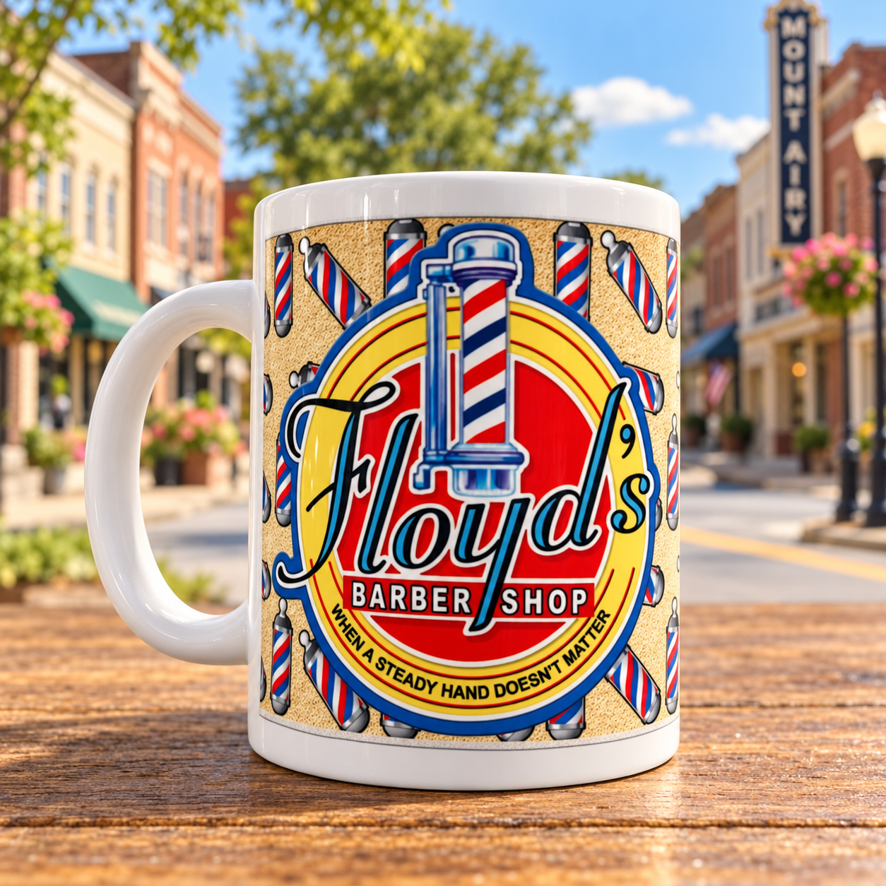 Floyd's Barber Shoppe Mug - included retail item