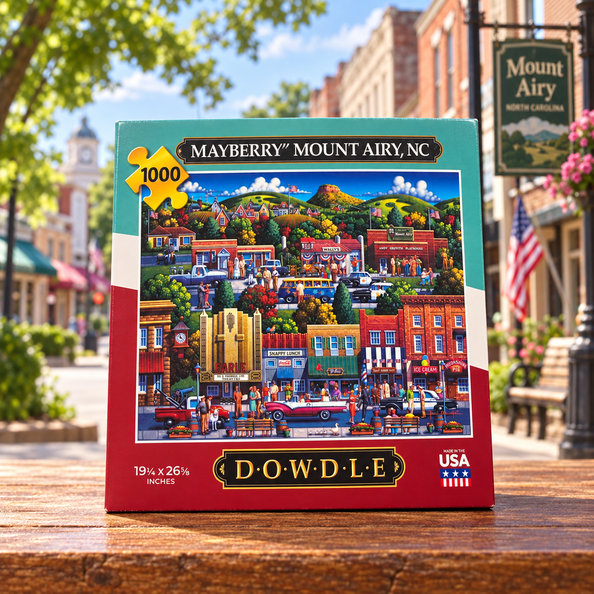 Mayberry Mount Airy 1000-piece puzzle