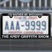 I’d Rather Be Watching The Andy Griffith Show License Plate Holder original product detail