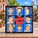 The Mayberry Bunch character sticker displayed on Main Street