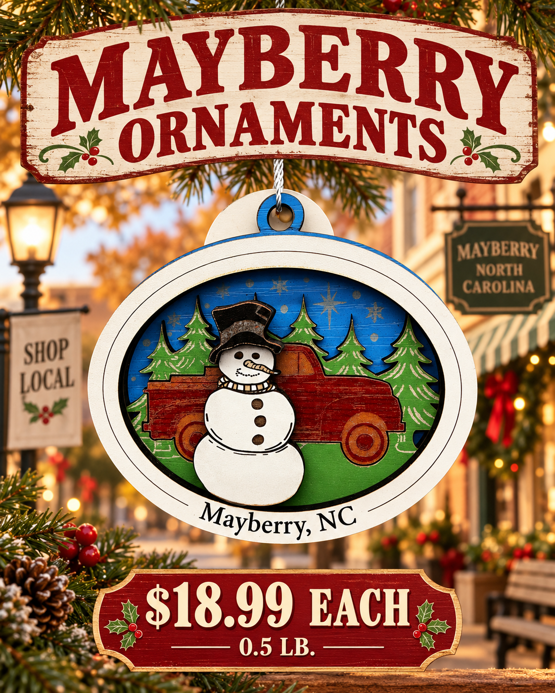 Mayberry souvenir ornament 01