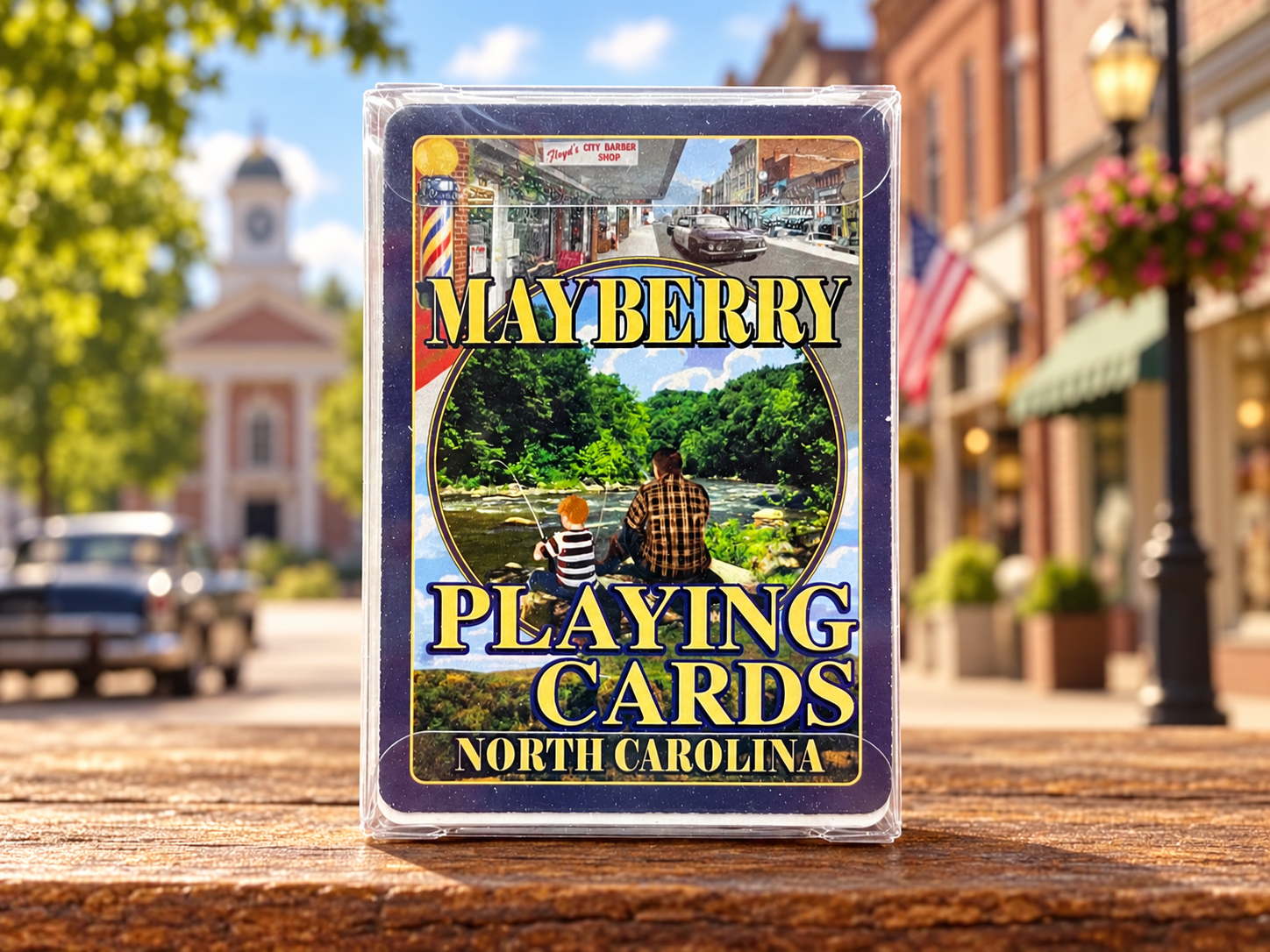 Mayberry Playing Cards - River Scene — actual product included in this basket