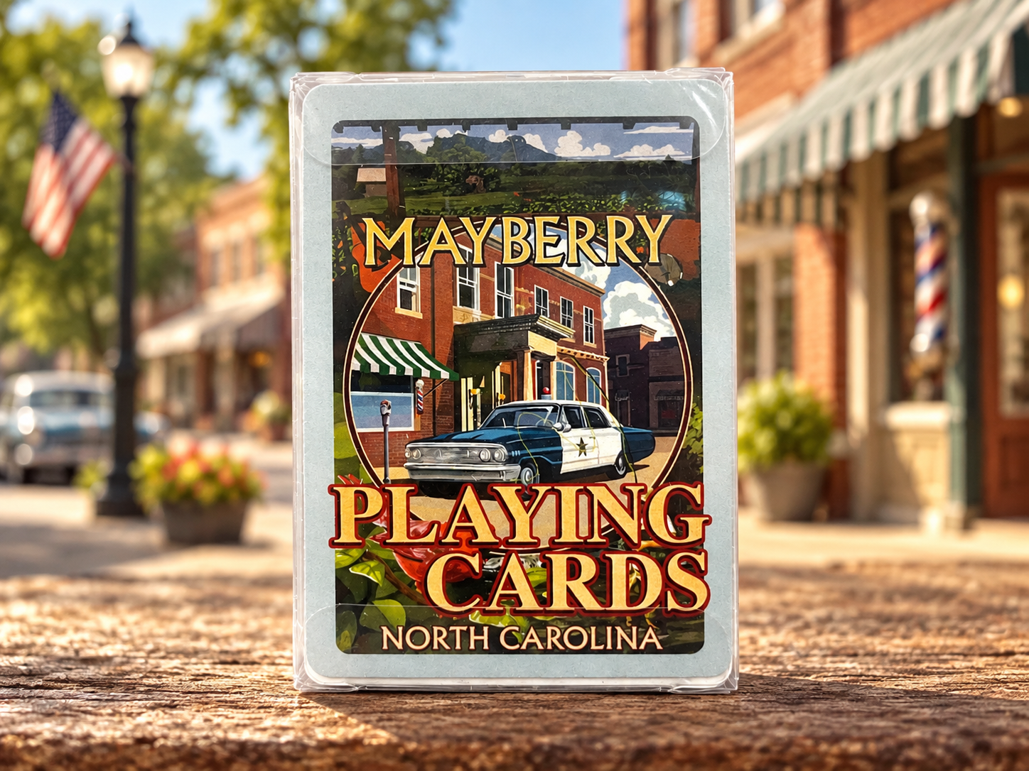 Mayberry Playing Cards - Street Scene — actual product included in this basket