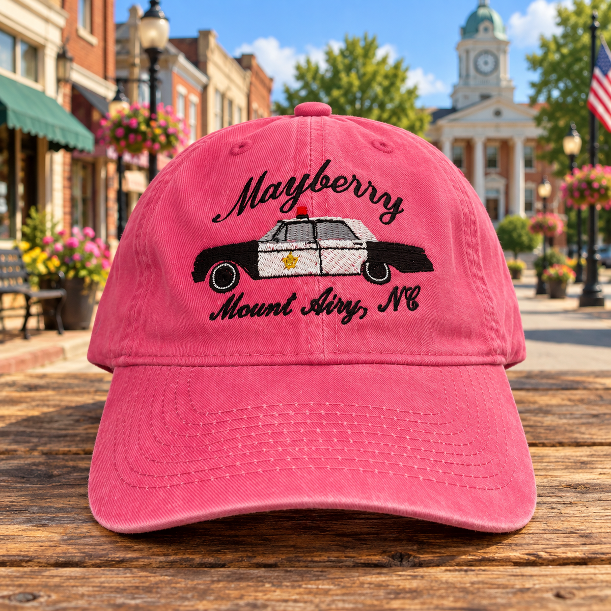 Pink Mayberry squad car hat
