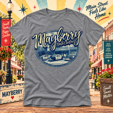 Heather gray Mayberry North Carolina Wally's Service T-shirt