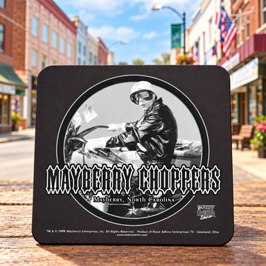 Mayberry Choppers Mouse Pad on Main Street in Mount Airy