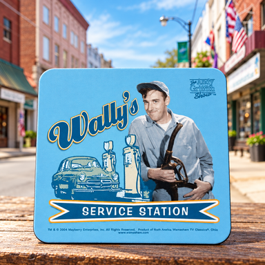 Wally’s Service Station Mouse Pad on Main Street in Mount Airy
