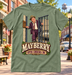 Mayberry Otis Checks In T-Shirt – Sage Green - included retail item