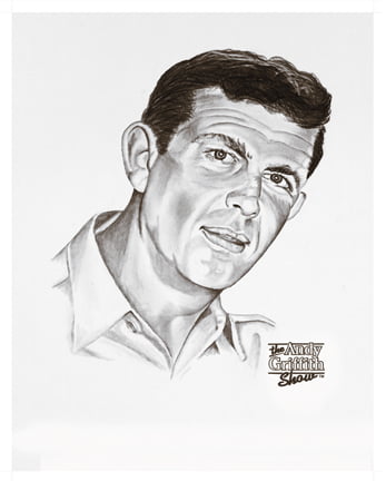 Sheriff Andy Taylor Sketch Lithograph original product detail