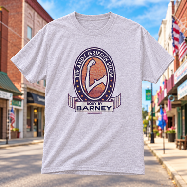Body by Barney Classic T-Shirt on Main Street in Mount Airy