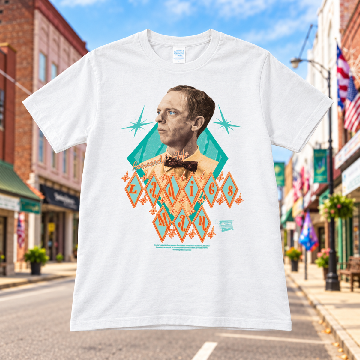 Ladies Man Barney Fife Classic T-Shirt on Main Street in Mount Airy