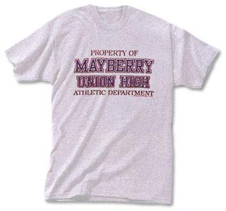 Property of Mayberry Athletic Department Classic T-Shirt original product detail